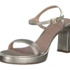 Unisa Soro, Plateau-Sandaletten, Damen, platino