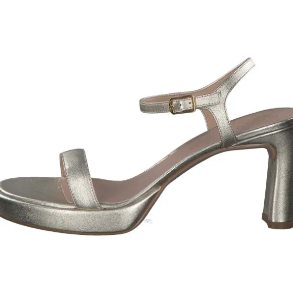 Unisa Soro, Plateau-Sandaletten, Damen, platino