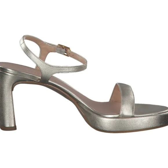 Unisa Soro, Plateau-Sandaletten, Damen, platino