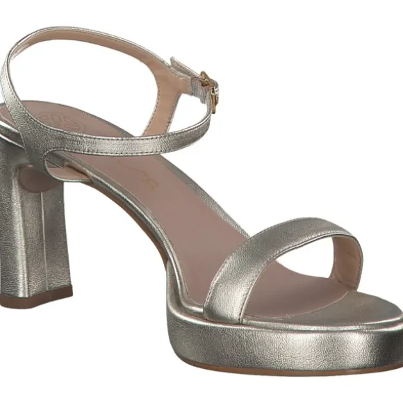 Unisa Soro, Plateau-Sandaletten, Damen, platino