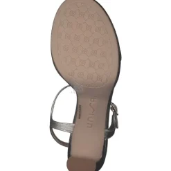 Unisa Soro, Plateau-Sandaletten, Damen, platino