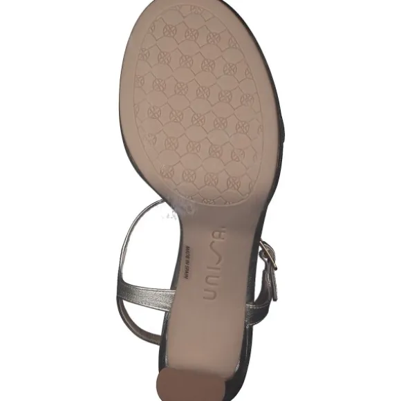 Unisa Soro, Plateau-Sandaletten, Damen, platino