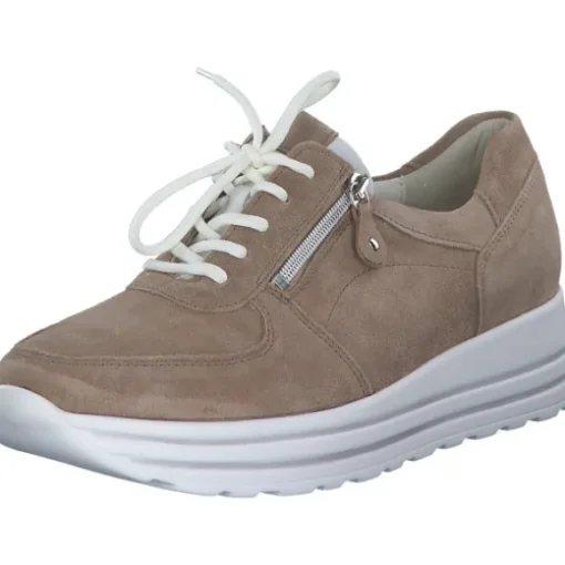 Waldläufer 758008-203/230, Schnürschuhe, Damen, TAUPE WEISS