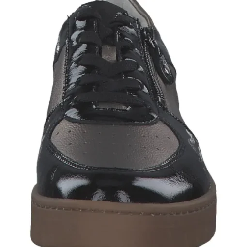 Waldläufer 754004-203/370 Yuna H, Schnürschuhe, Damen, schwarz bronze