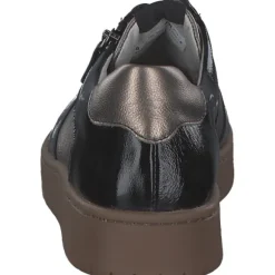 Waldläufer 754004-203/370 Yuna H, Schnürschuhe, Damen, schwarz bronze