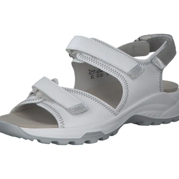 Waldläufer Flora 791002, Klassische Sandalen, Damen, Weiß