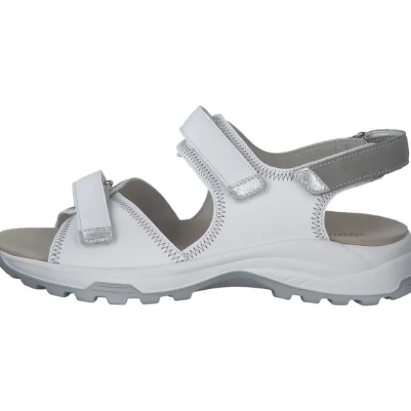 Waldläufer Flora 791002, Klassische Sandalen, Damen, Weiß