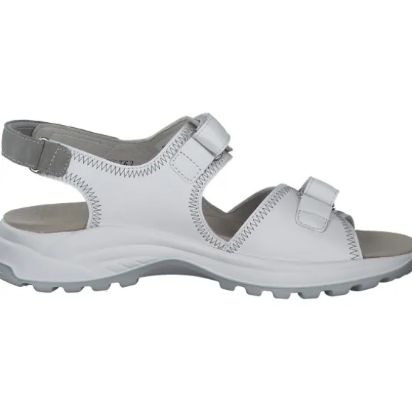 Waldläufer Flora 791002, Klassische Sandalen, Damen, Weiß