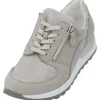 Waldläufer Hiroko Soft H64007, Sneakers Low, Damen, STEIN SILBER STEIN
