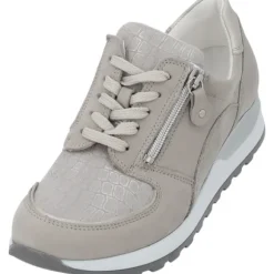 Waldläufer Hiroko Soft H64007, Sneakers Low, Damen, STEIN SILBER STEIN