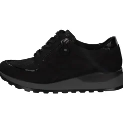 Waldläufer Hiroko Soft H64007, Sneakers Low, Damen, Schwarz (Silver)