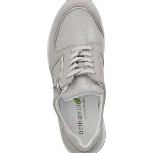 Waldläufer Hiroko Soft H64007, Sneakers Low, Damen, STEIN SILBER STEIN