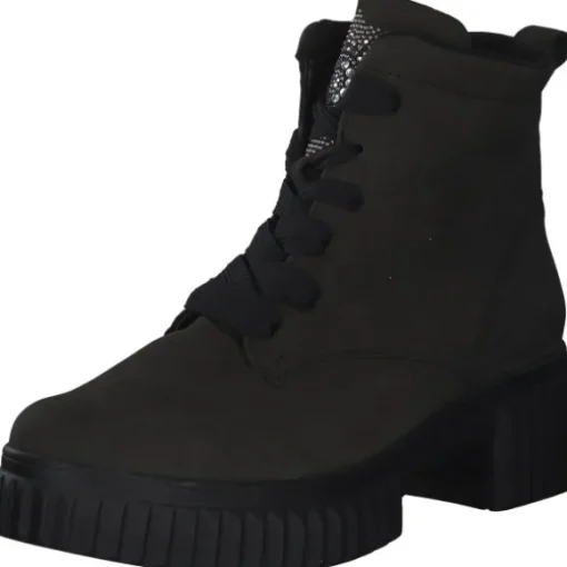 Waldläufer Nala 789802, Schnürstiefeletten, Damen, Grau (Schiefer)