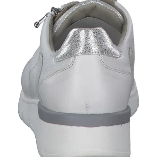 Waldläufer Ramona 626K02, Schnürschuhe, Damen, WEISS WEISS SILBER