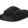 Adidas Adilette Platform, Badeschuhe, Damen, BLACK