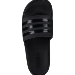 Adidas Adilette Platform, Badeschuhe, Damen, BLACK