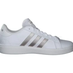 Adidas Core Grand Court Base 2 W, Sneakers Low, Damen, weiß / gold