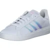 Adidas Grand Court Base 2.0 W, Schnürschuhe, Damen, white/white/clear pink