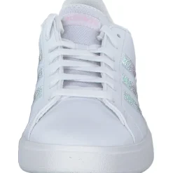Adidas Grand Court Base 2.0 W, Schnürschuhe, Damen, white/white/clear pink