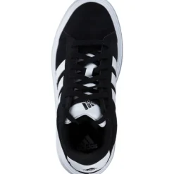 Adidas Grand Court Platform Suede, Schnürschuhe, Damen, Schwarz