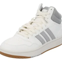 Adidas Hoops 3.0 MID W, Sneakers High, Damen, white/grey/gum4
