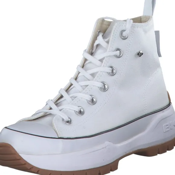 British Knights Kaya Mid Fly B49, Sneakers High, Damen, Weiß