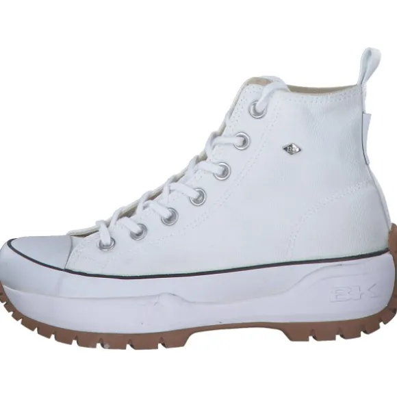 British Knights Kaya Mid Fly B49, Sneakers High, Damen, Weiß