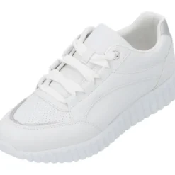 Bugatti AI605, Schnürschuhe, Damen, WHITE/SILVER