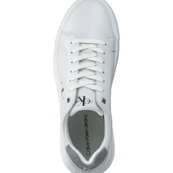 Calvin Klein YW0YW0070I, Sneakers Low, Damen, Weiß