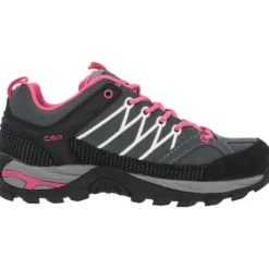 CMP Rigel Low Trekking WP 3Q13246, Trekkingschuhe, Damen, GREY-FUXIA-ICE