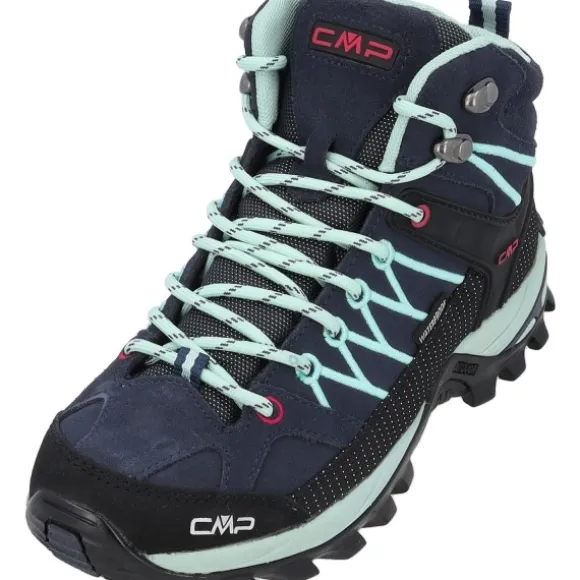 CMP Rigel Mid 3Q12946, Trekkingschuhe, Damen, blue-aqua