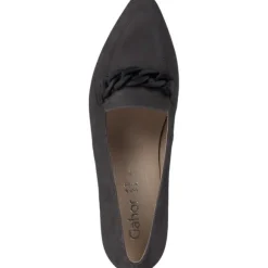 Gabor 31.441, Ballerinas, Damen, Grau (Dunkelgrau)