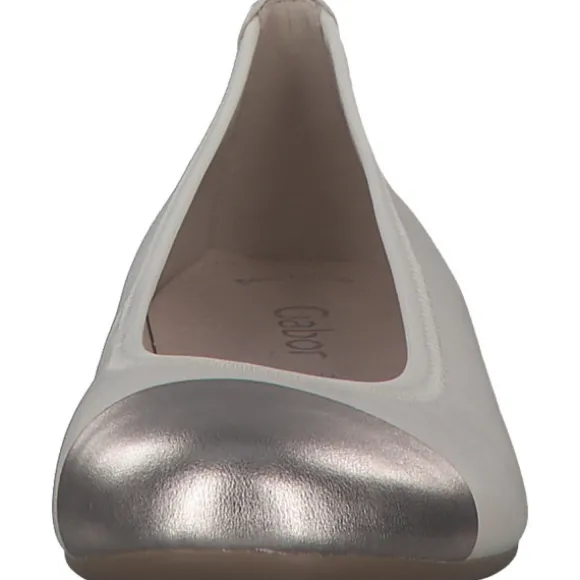 Gabor 64.126, Ballerinas, Damen, Weiß