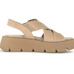 Gabor 24.752, Keilsandaletten, Damen, caramel (uni)