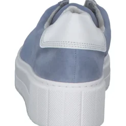 Gabor 46.410, Schnürschuhe, Damen, azur/weiss