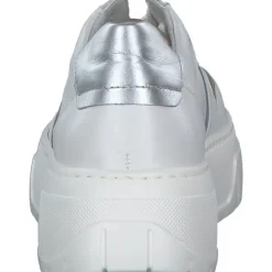 Gabor 63.223, Schnürschuhe, Damen, latte/puder/silber