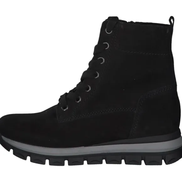 Gabor 96.465, Schnürstiefeletten, Damen, Schwarz