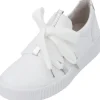 Gabor 63.333, Sneakers Low, Damen, Weiß (Weiss/Silber)