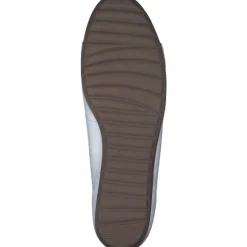 Gabor Comfort 42.625, Ballerinas, Damen, weiss (uni+silber)