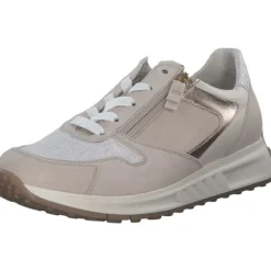 Gabor Comfort 46.428, Schnürschuhe, Damen, bianco/oro/oak k.