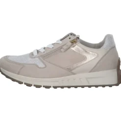 Gabor Comfort 46.428, Schnürschuhe, Damen, bianco/oro/oak k.