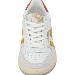 Gola Hawk CLB336, Schnürschuhe, Damen, white/sun/orange spice/grey