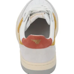 Gola Hawk CLB336, Schnürschuhe, Damen, white/sun/orange spice/grey