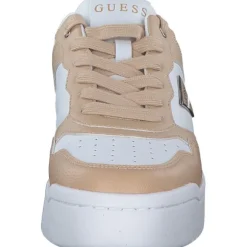 Guess Miran4 , Schnürschuhe, Damen, Beige / Weiß
