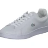 Lacoste Carnaby Piquee 45SFA0021, Schnürschuhe, Damen, white/turqoise