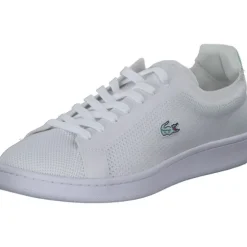 Lacoste Carnaby Piquee 45SFA0021, Schnürschuhe, Damen, white/turqoise