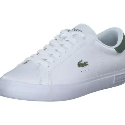 Lacoste 48SMA0001_1R5 POWERCOURT, Klassische- & Business Schuhe, Herren, WHT/DK GRN