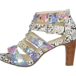 Laura Vita Albane 6324, Plateau-Sandaletten, Damen, Nuvola Velvet (Blau)