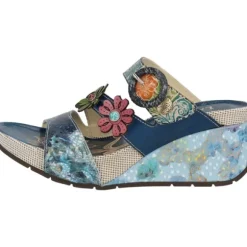 Laura Vita Barry 05, Plateau-Pantoletten, Damen, jeans