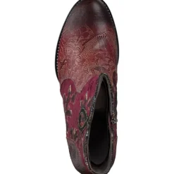 Laura Vita Oliveo 01, Stiefeletten, Damen, Rot